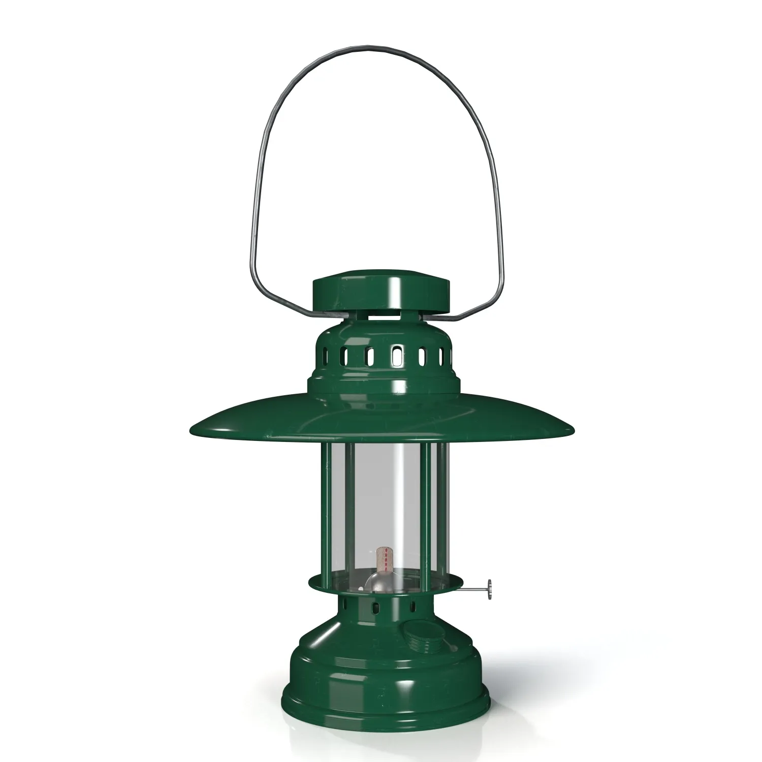 Sonoma Green Patio Lantern PBR 3D Model_04
